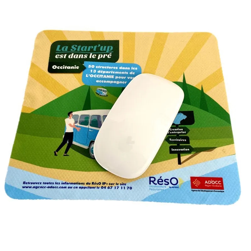 Microfiber Mouse Pad and Cleaning Cloth Combo 2