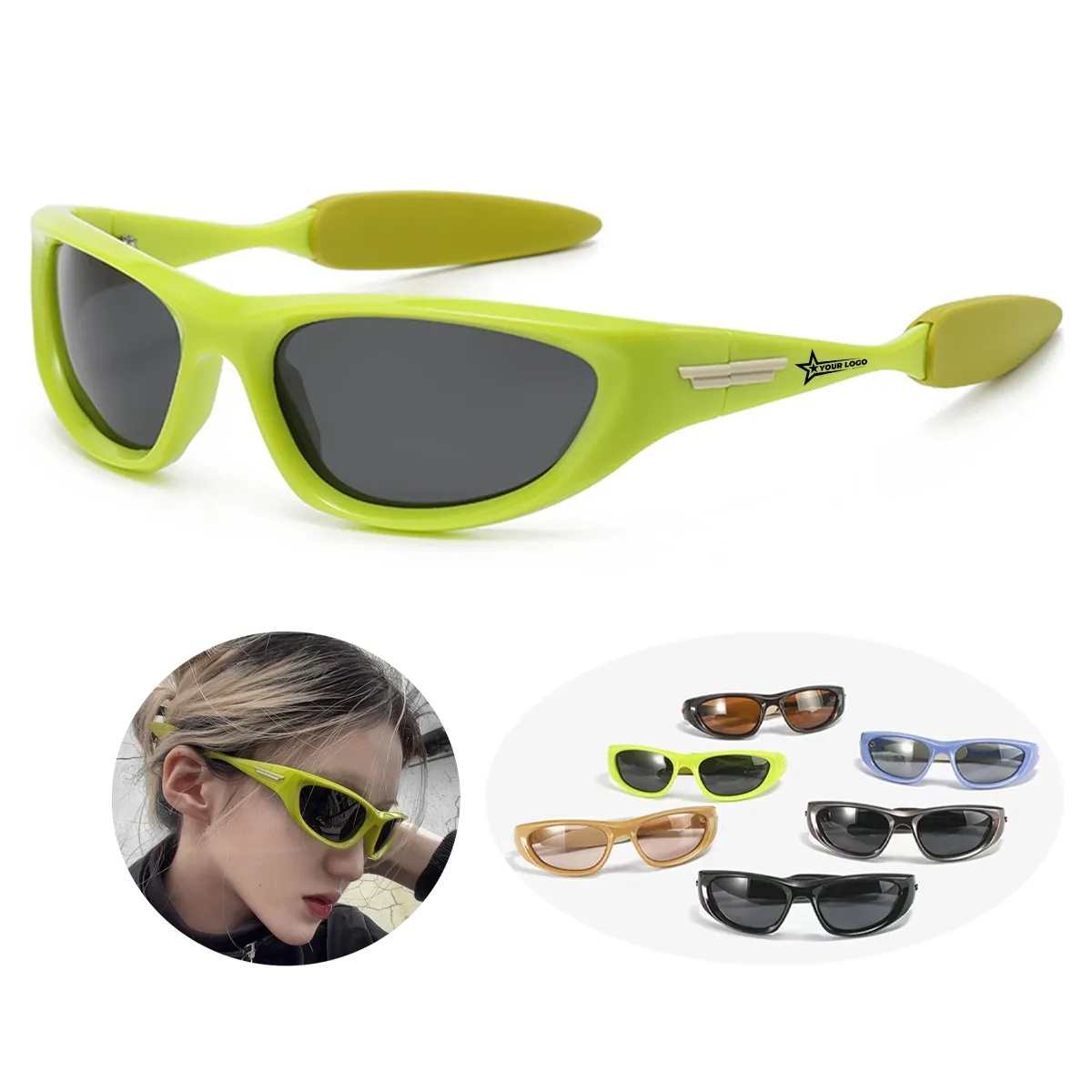 Polarized Punk Sunglasses Goggles Men And Women Sun Visors 3