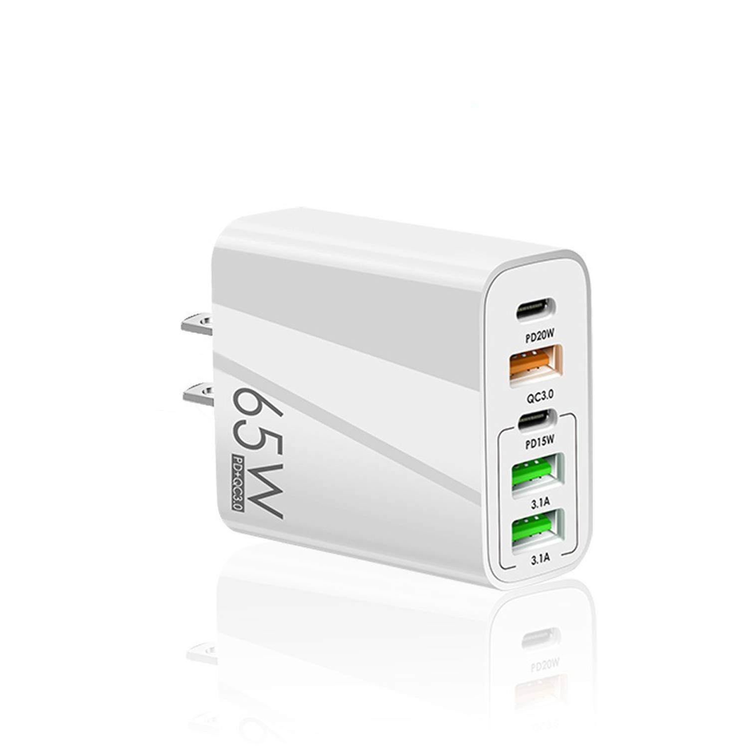 65w USB Port 2C 3U Fast Charger 4