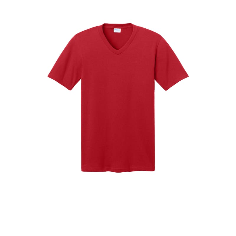 Port & Company Core Cotton V-Neck Tee. 73