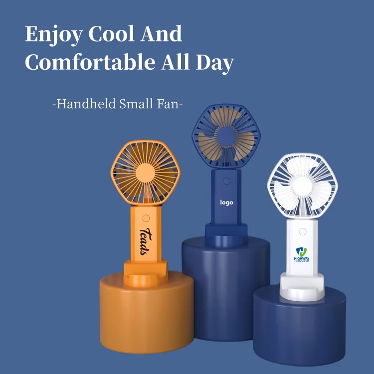 USB Rechargeable Handheld Pocket Fan 5