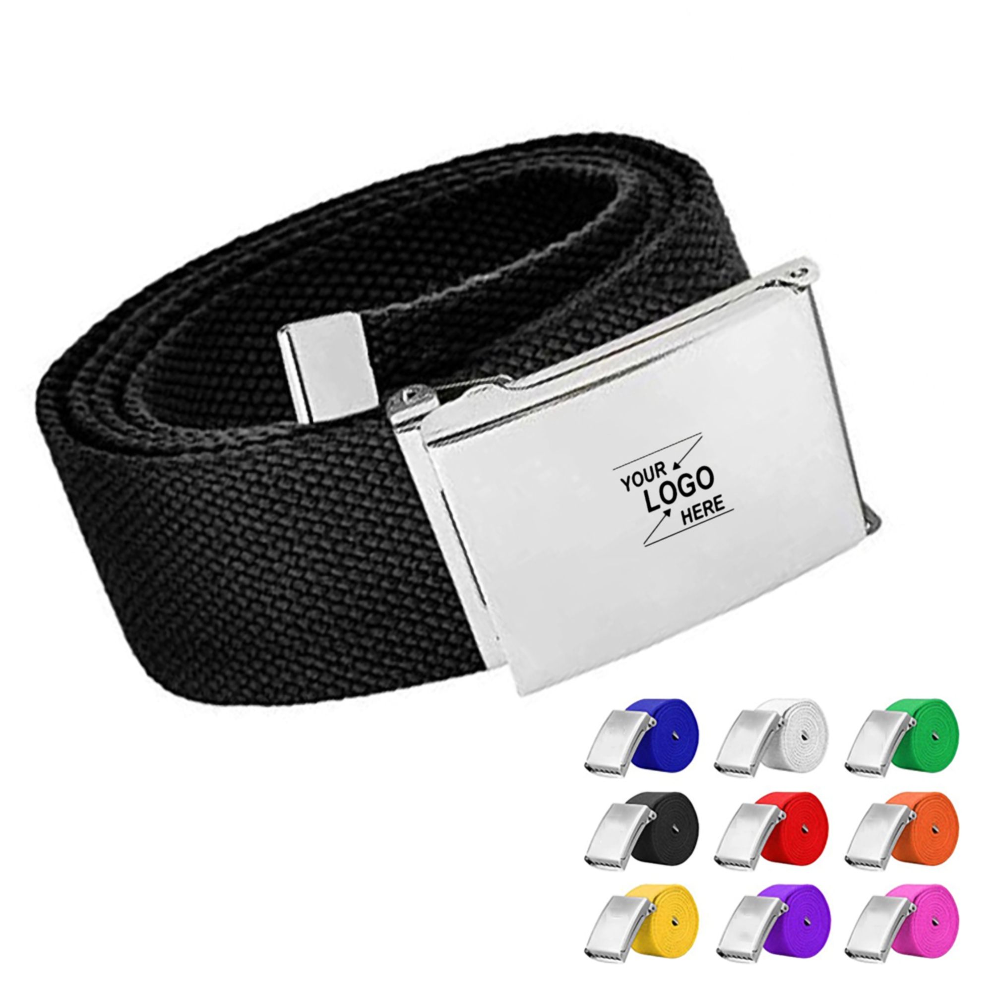 Canvas Belt w/Flip Closure 2