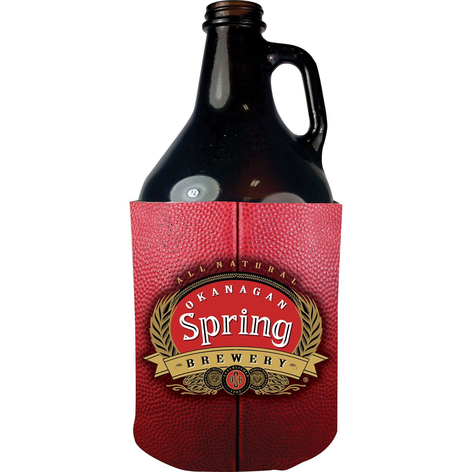 Scuba can cooler Growler Sleeve with Collapsible Style Bottom