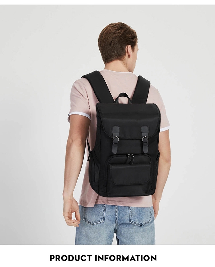 Custom Men's Sports Waterproof Laptop Bags with USB Port 21