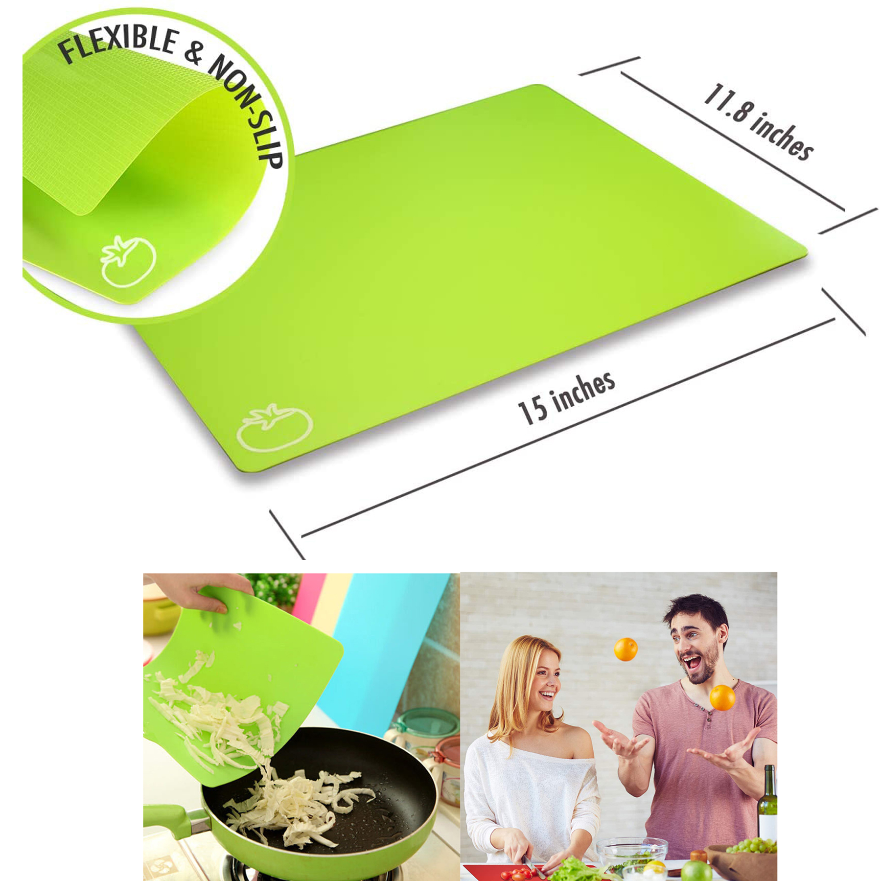 Plastic Cutting Board Flexible Mat 2