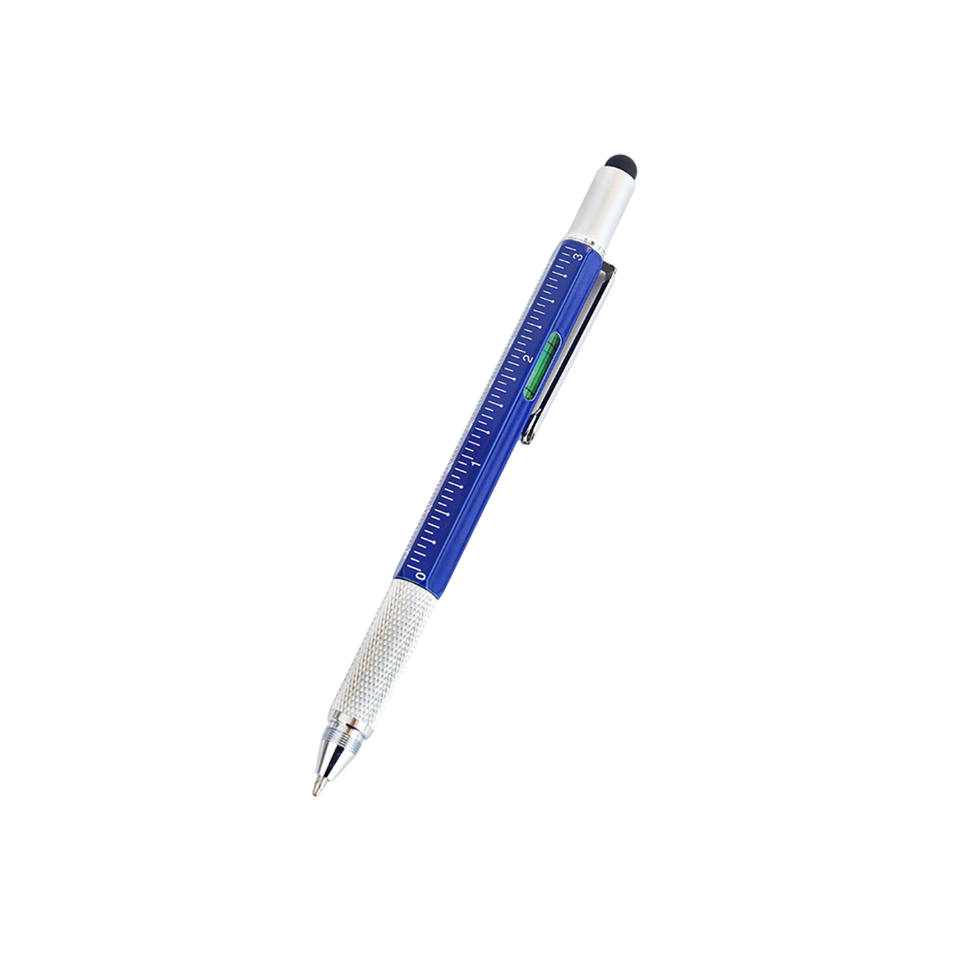 Twist Action Multi Tool Ballpoint Pen With Ruler 9.5 x 0.38 x 0.38" 18