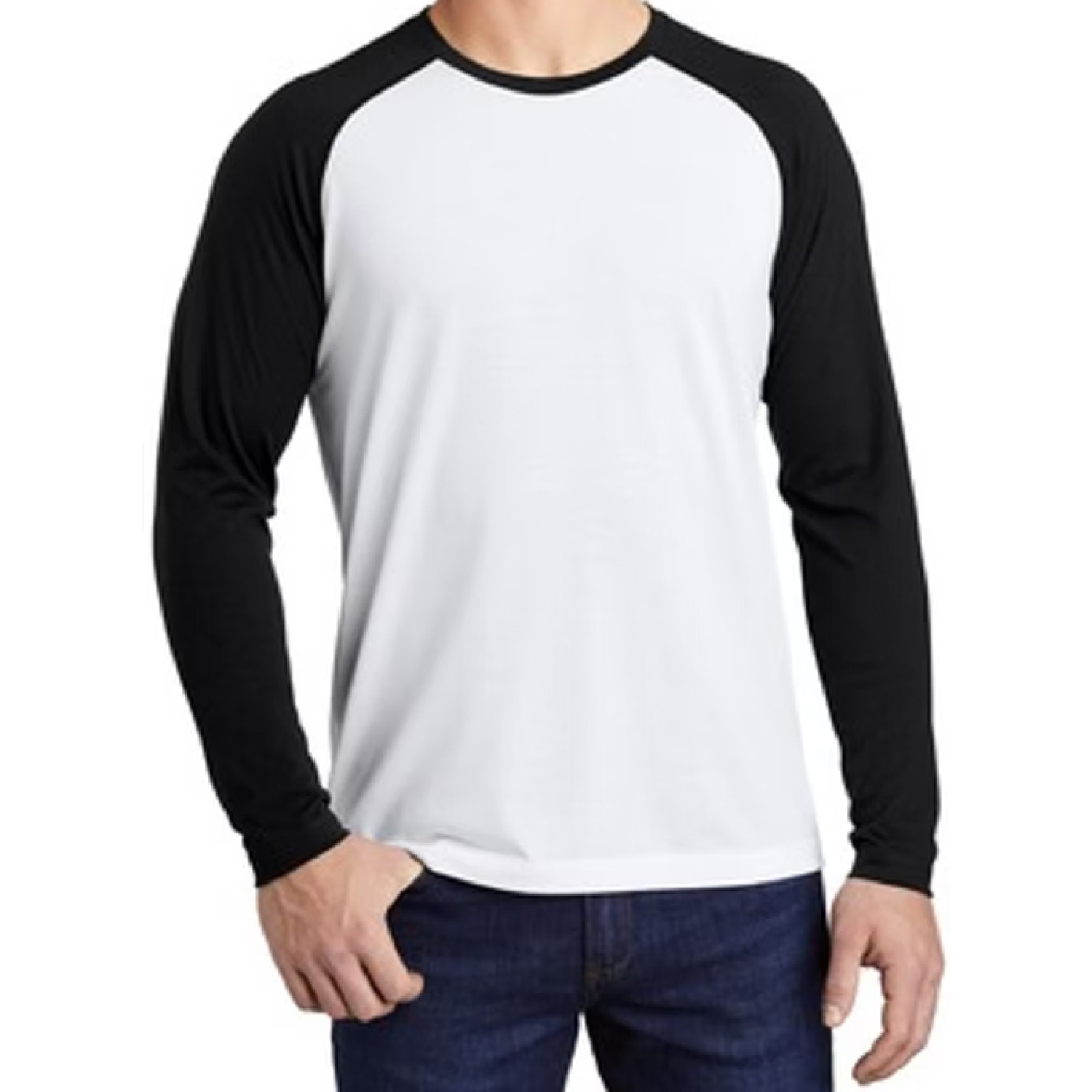 Unisex Sublimation Blackout Blank Long Sleeve T-shirt 3