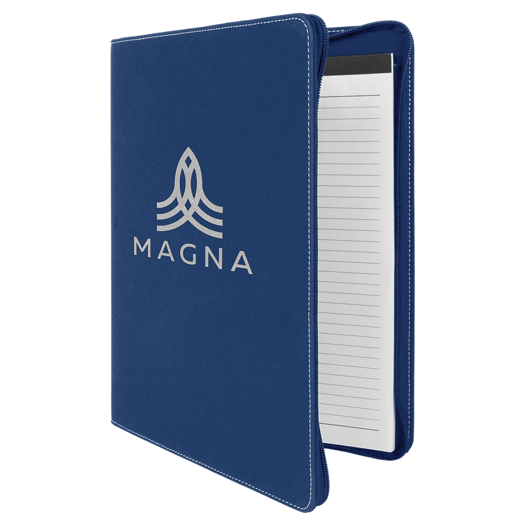 Laser Engraved Leatherette Legal Padfolio with Zipper and Notebook (9.5" x 12") 11