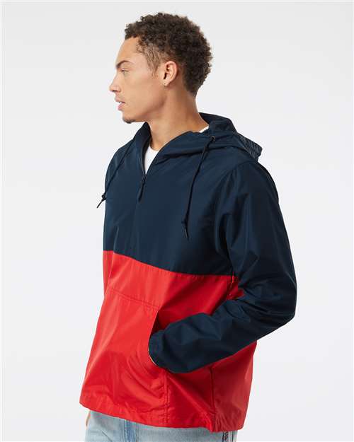Unisex Lightweight Quarter-Zip Windbreaker Pullover Jacket - EXP54LWP 34