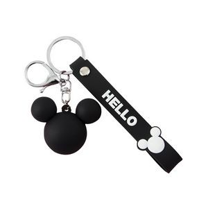 Charming PVC Mouse Keychain With Key Ring Attachment 2