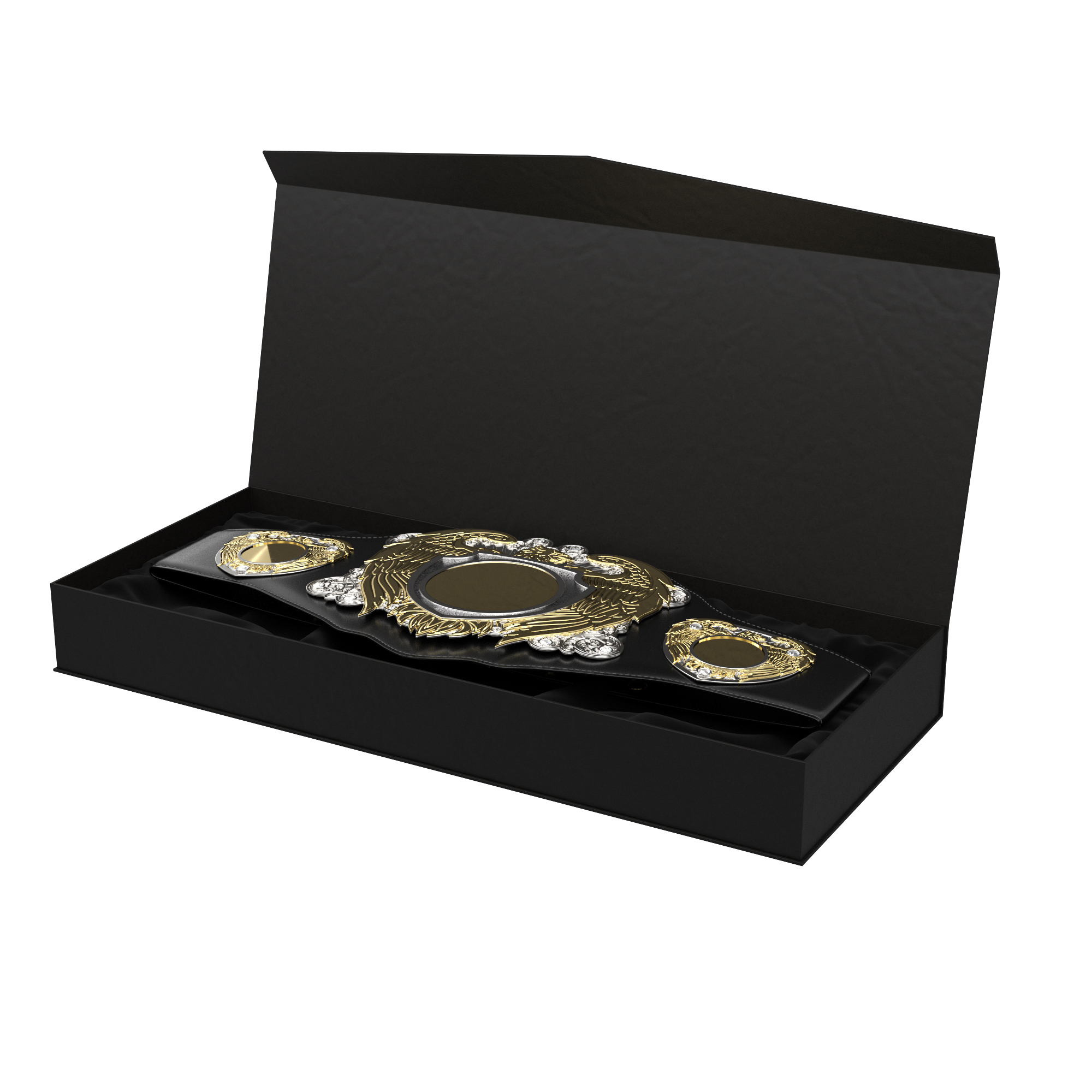 Express Vibraprint® Legion Award Belt w/ Black Leather 19