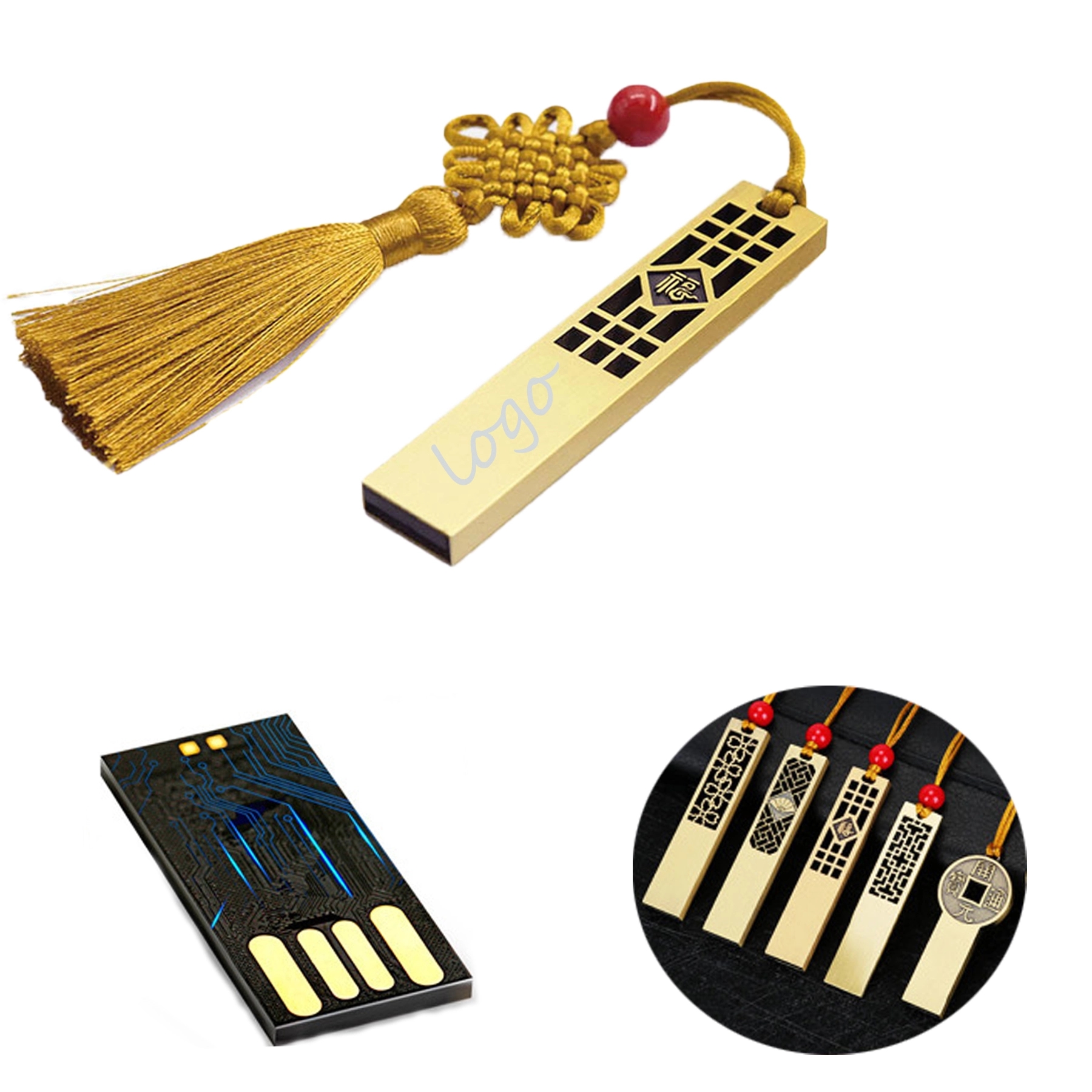 4GB Chinoiserie USB Flash Drive 3
