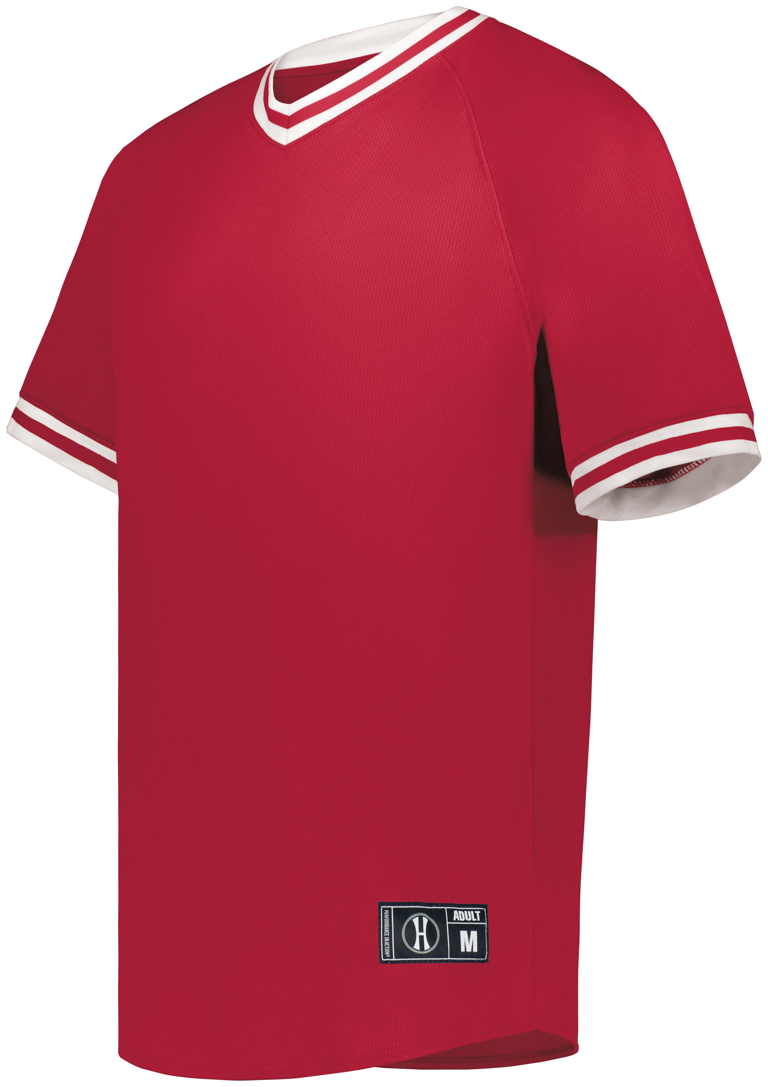 Youth Retro V-Neck Baseball Jersey 7