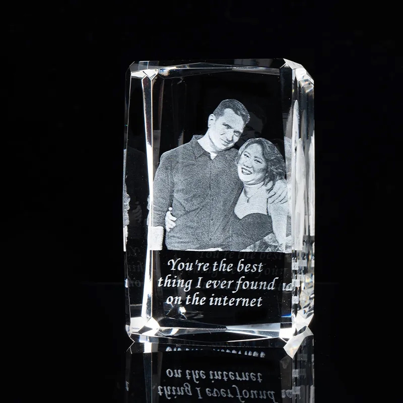 Custom 3D Crystal Cube 7