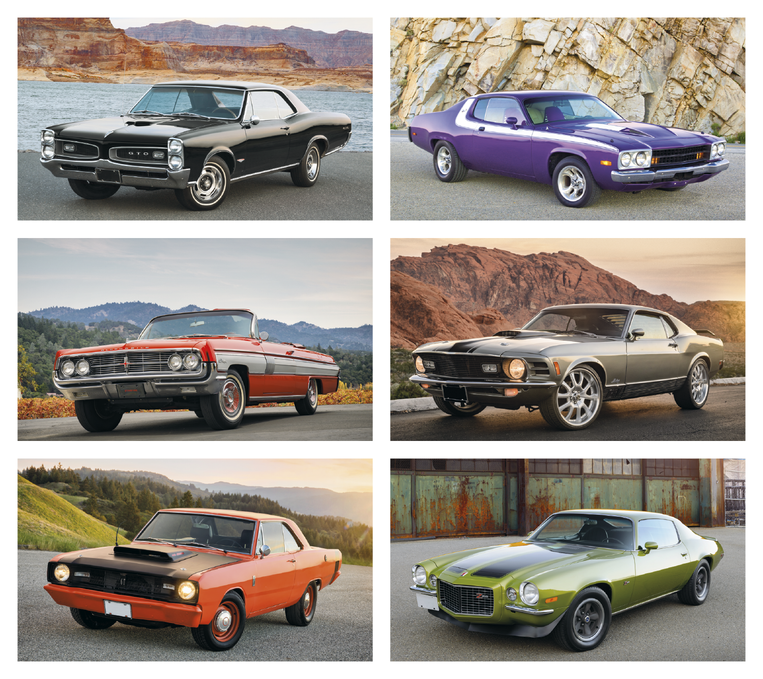 Triumph® Calendars Muscle Cars Calendar 8