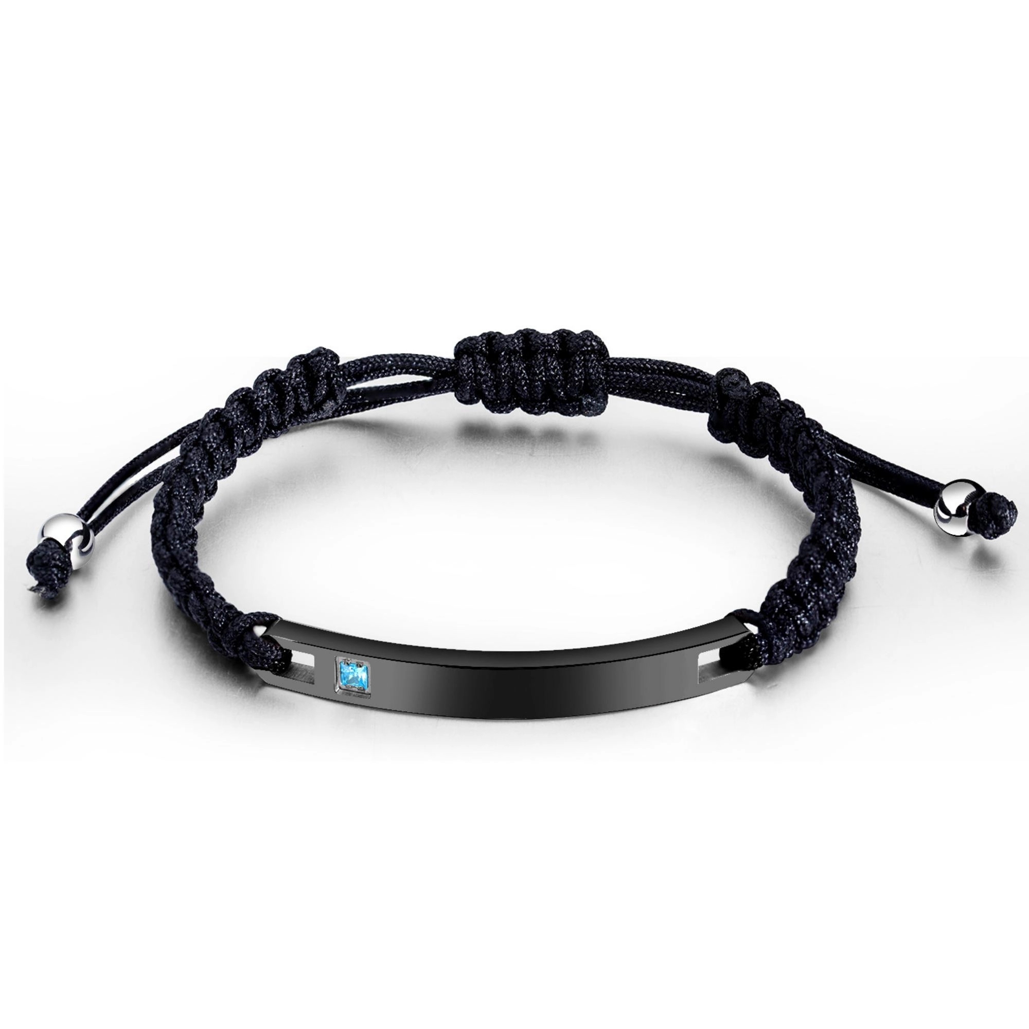 Stainless Steel Zircon Adjustable Bracelet 4