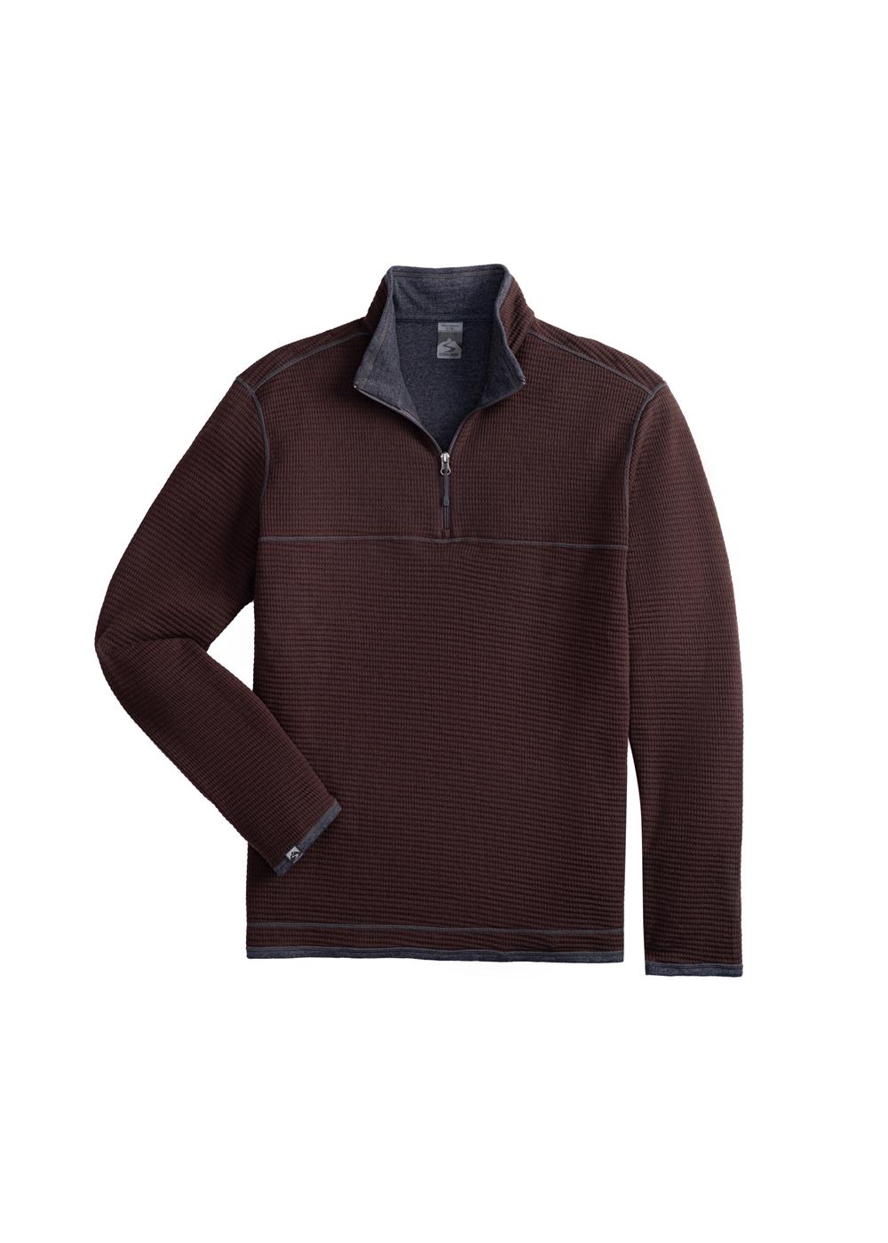 Storm Creek Men's Maverick Waffle Knit Quarter Zip 10