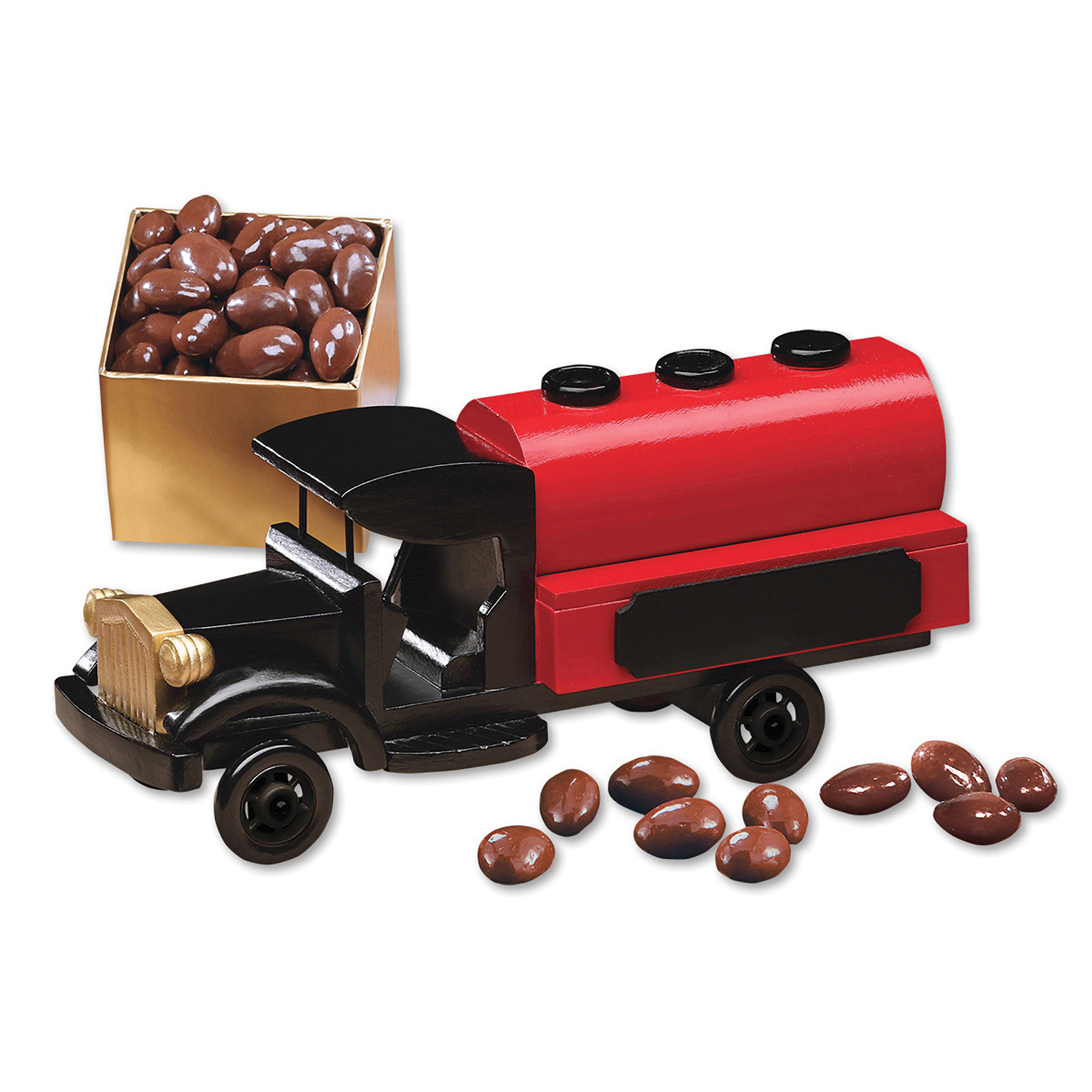 1920-Era Tank Truck with Chocolate Covered Almonds 2