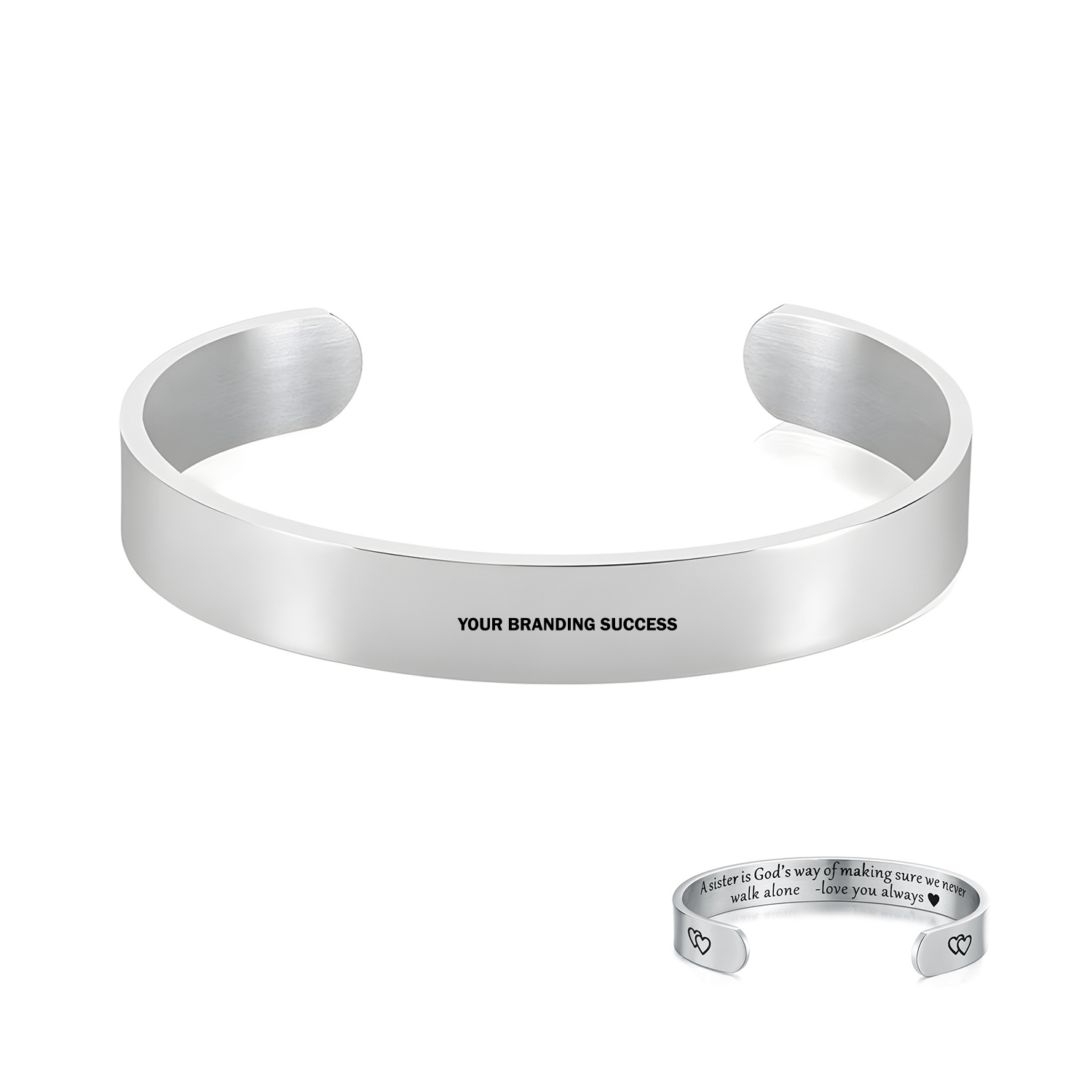 Everyday Cuff Bracelet - Motivational Design 2