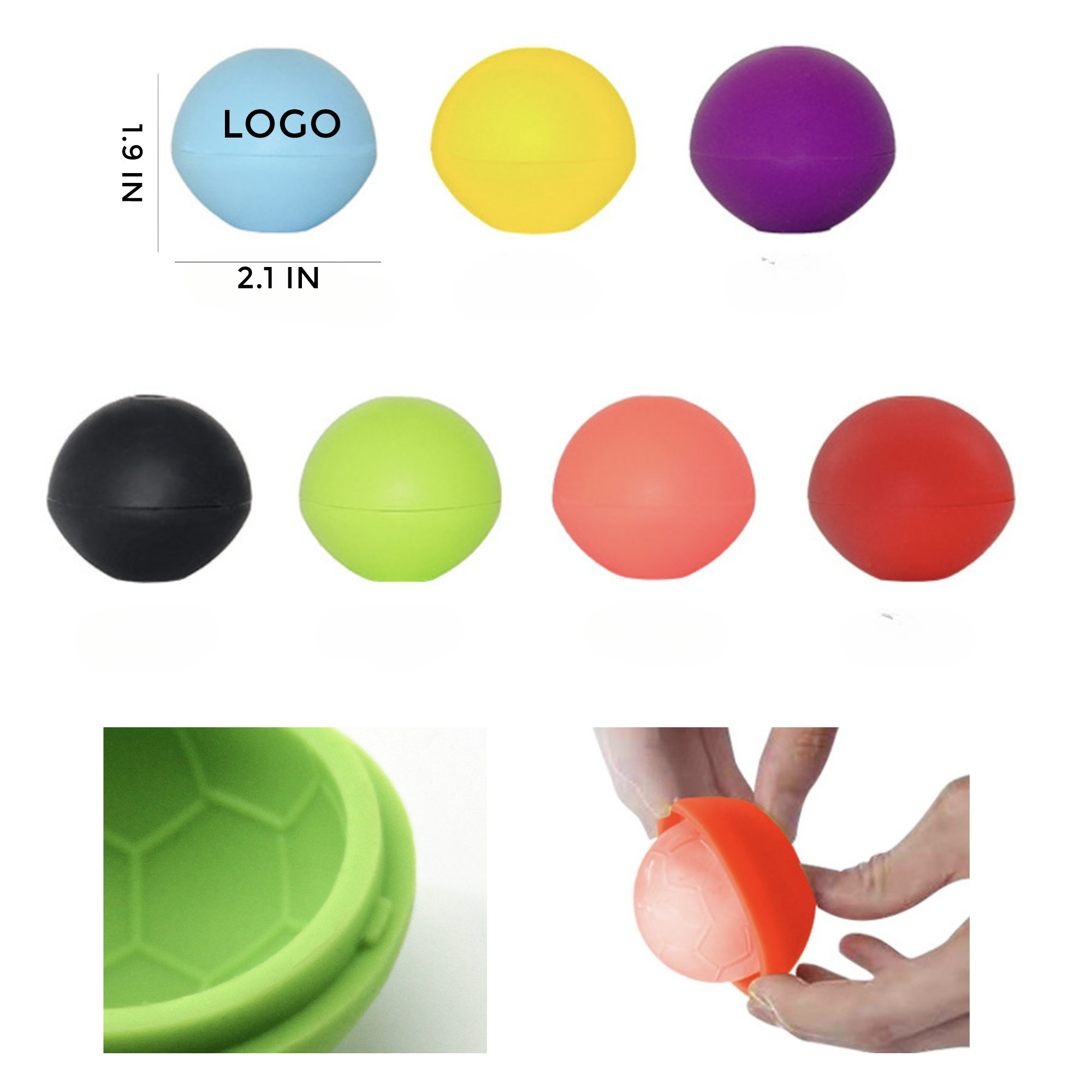 MOQ 10 PCS Silicone Ice Ball 2