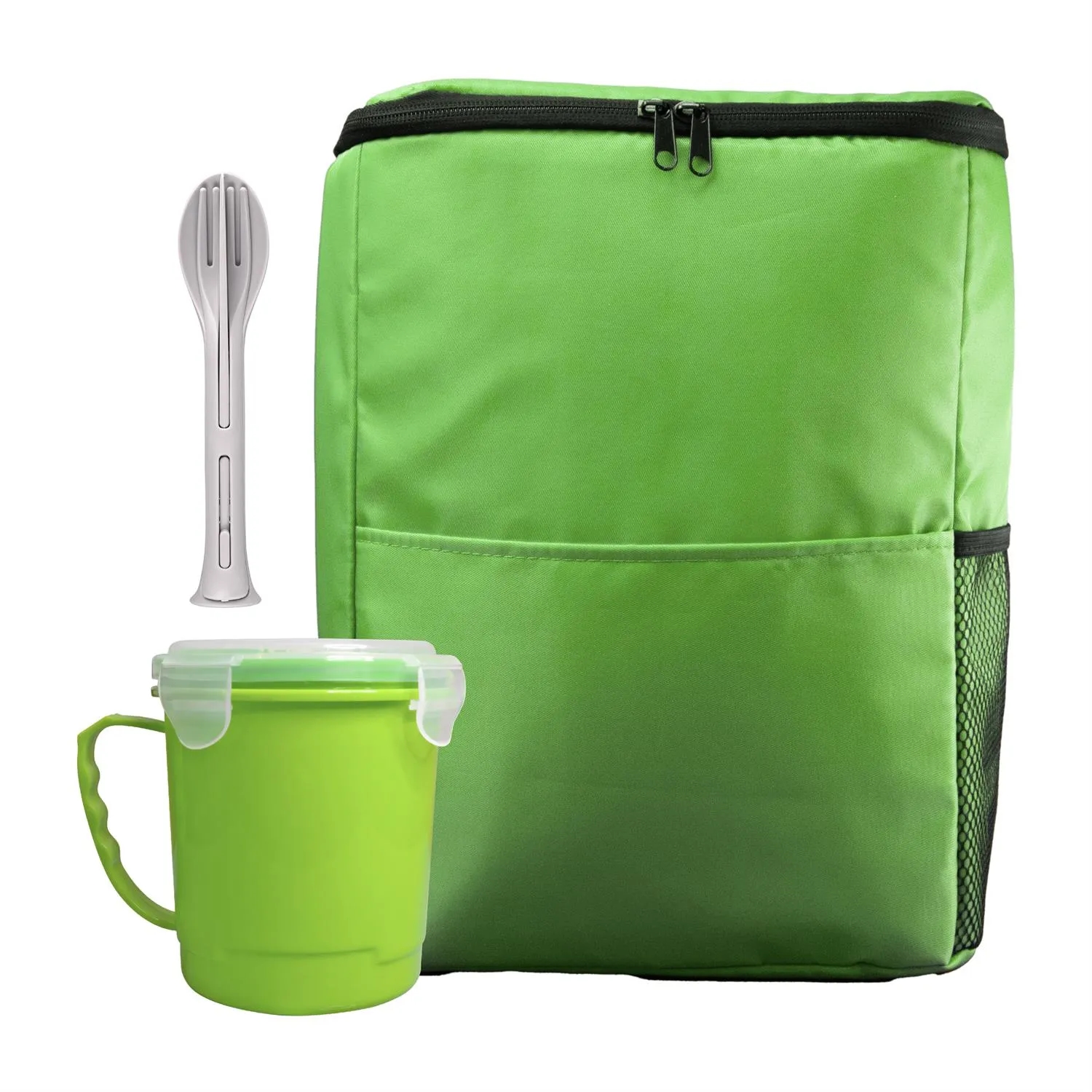 Sporty Recycled Soup & Utensil Set 7