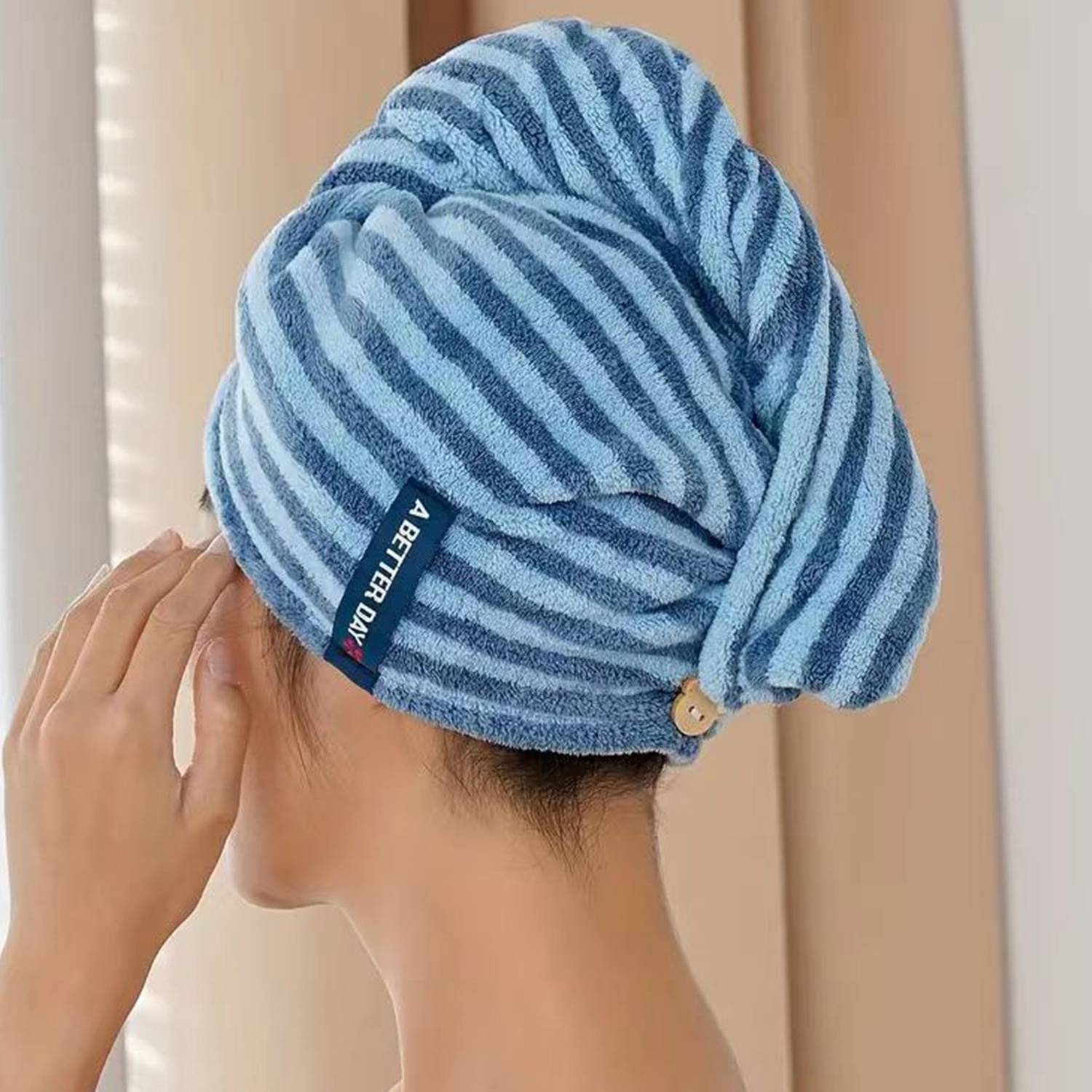 Fast Drying Hair Towel Wrap Turban 5