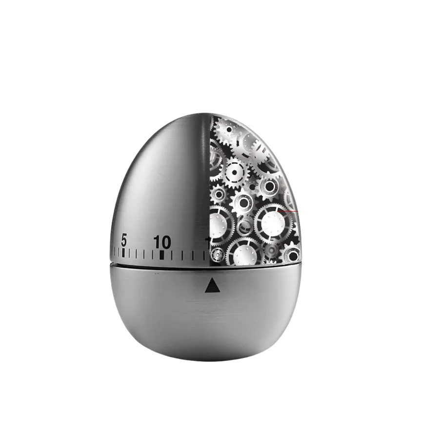 Stainless Steel Mechanical Kitchen Timer 5