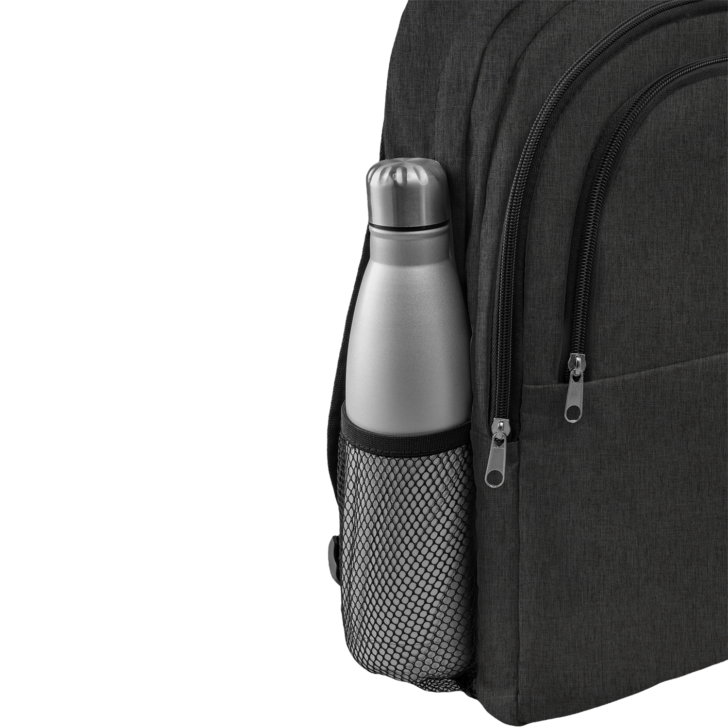 Professional Heather Lite Water-Resistant Business Laptop Backpack 4