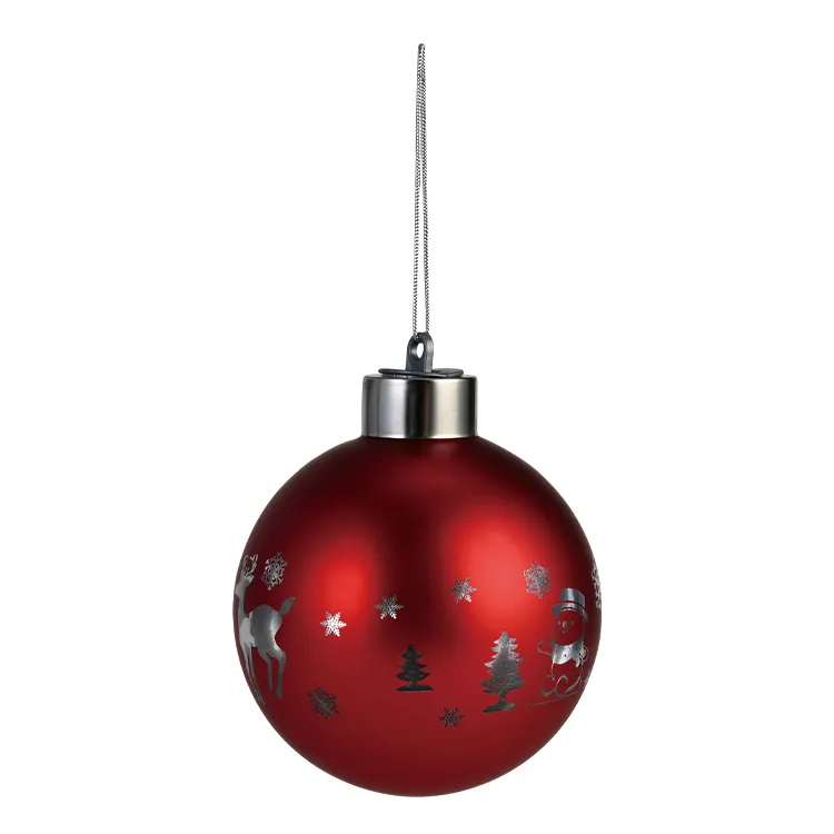 Blown Glass Holiday Decorative Baubles 5
