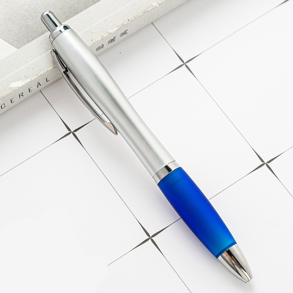 The Silver Ballpoint Pen - Customized Logo 3