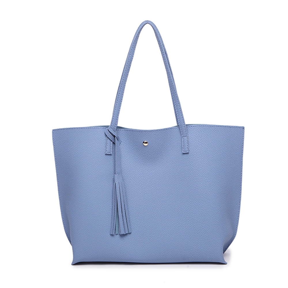 Soft Faux Leather Tote Shoulder Bag 15
