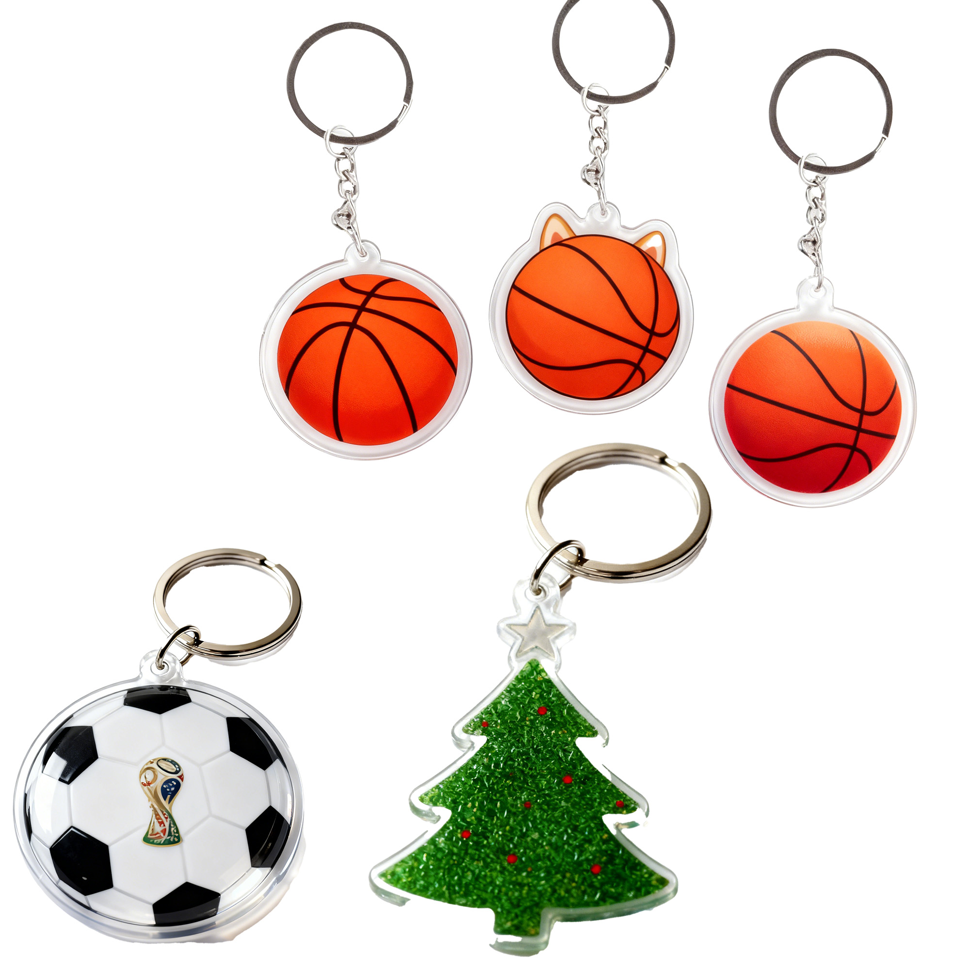 Personalized Designed Acrylic Decorative Souvenir Keychain Pendant 2