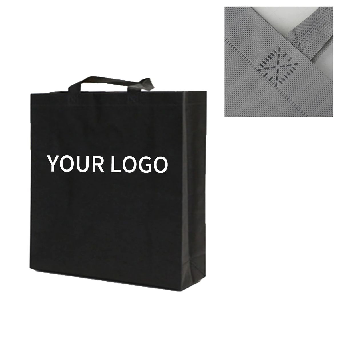 Lightweight Non Woven Tote Bag with Reinforced Handles 3