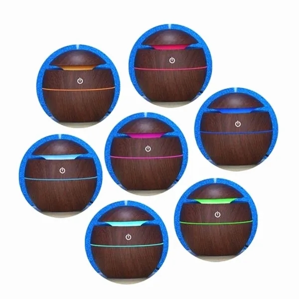 Mini Wooden Grain USB Aroma Humidifier 2