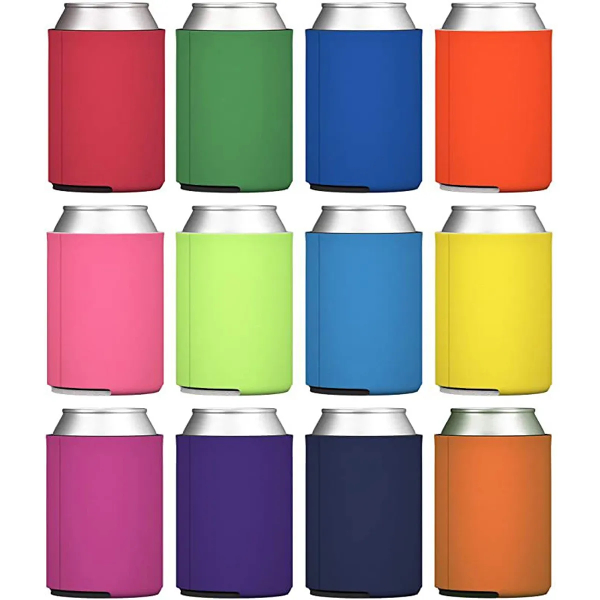 Beer Soda Can Beverage Cooler Sleeve Insulated Cover Holder, custom can cooler with logo imprint 9