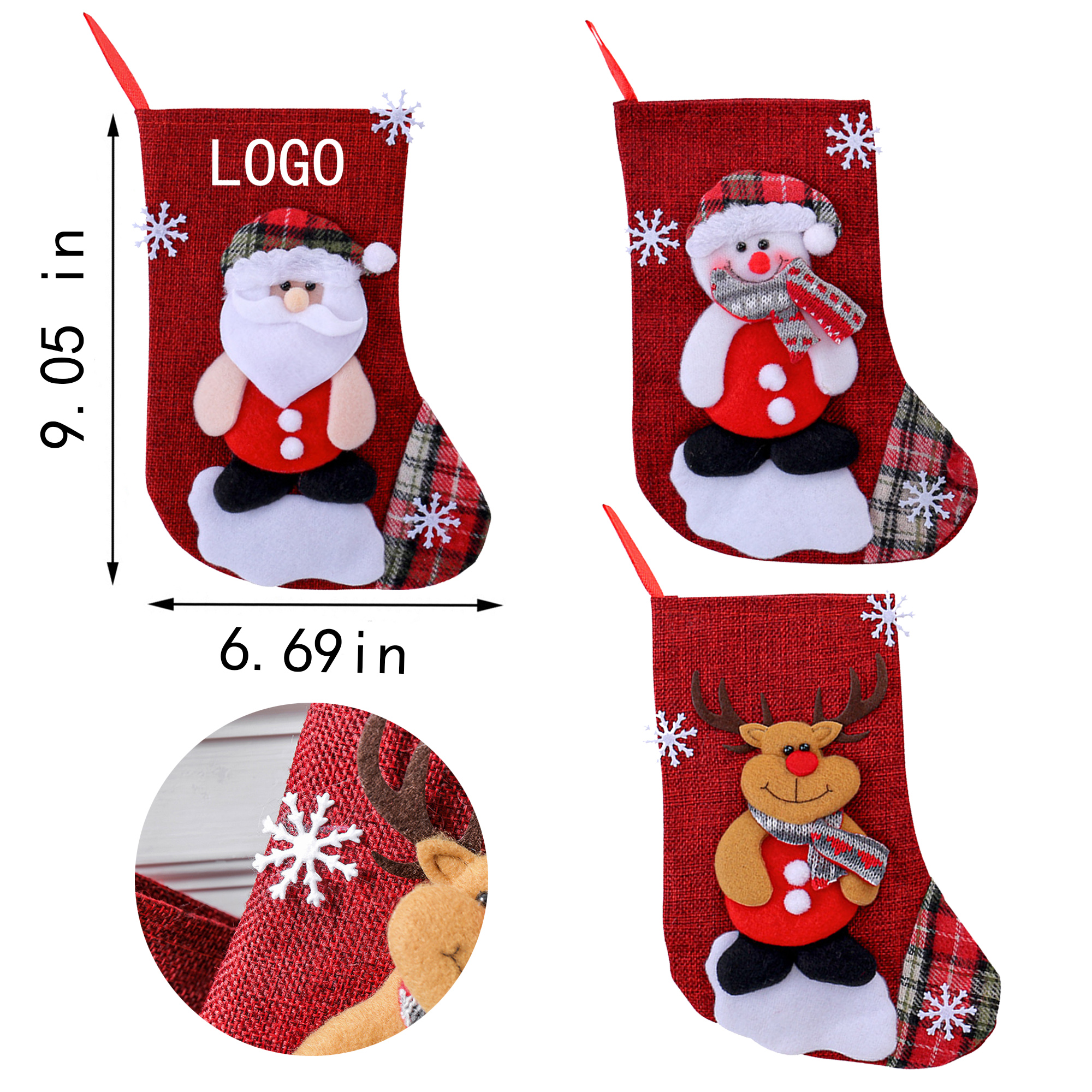 Custom Decorated Christmas Stockings 2
