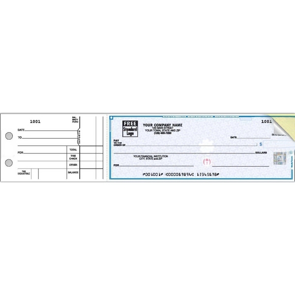 High security 3-on-a-page multipurpose checks 3