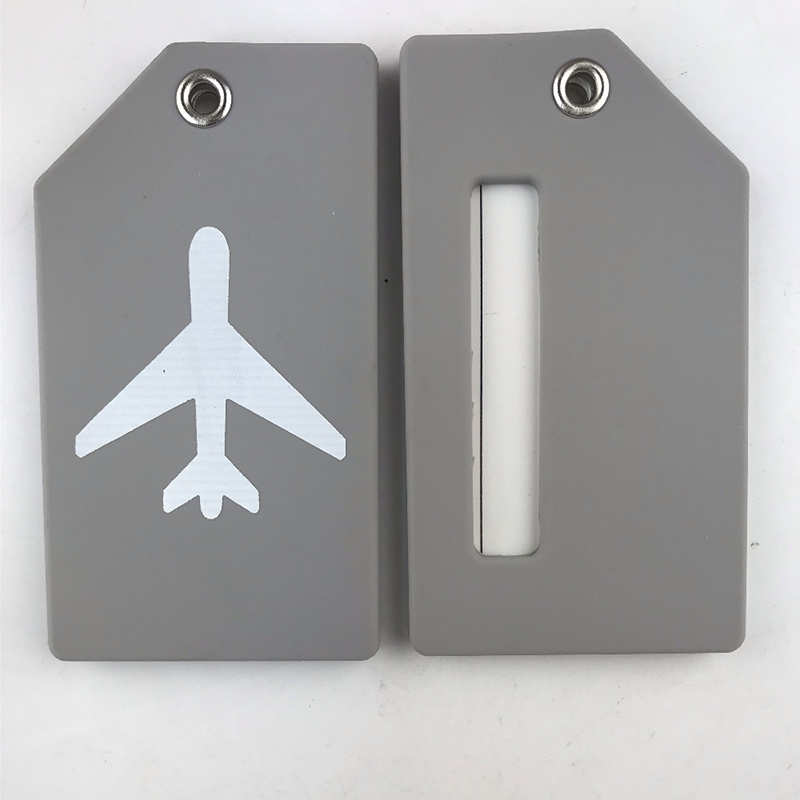 Silicone Luggage Tag with Name ID Card 4
