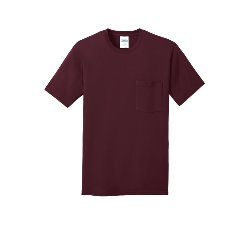 Port & Company Core Cotton Pocket Tee. 59