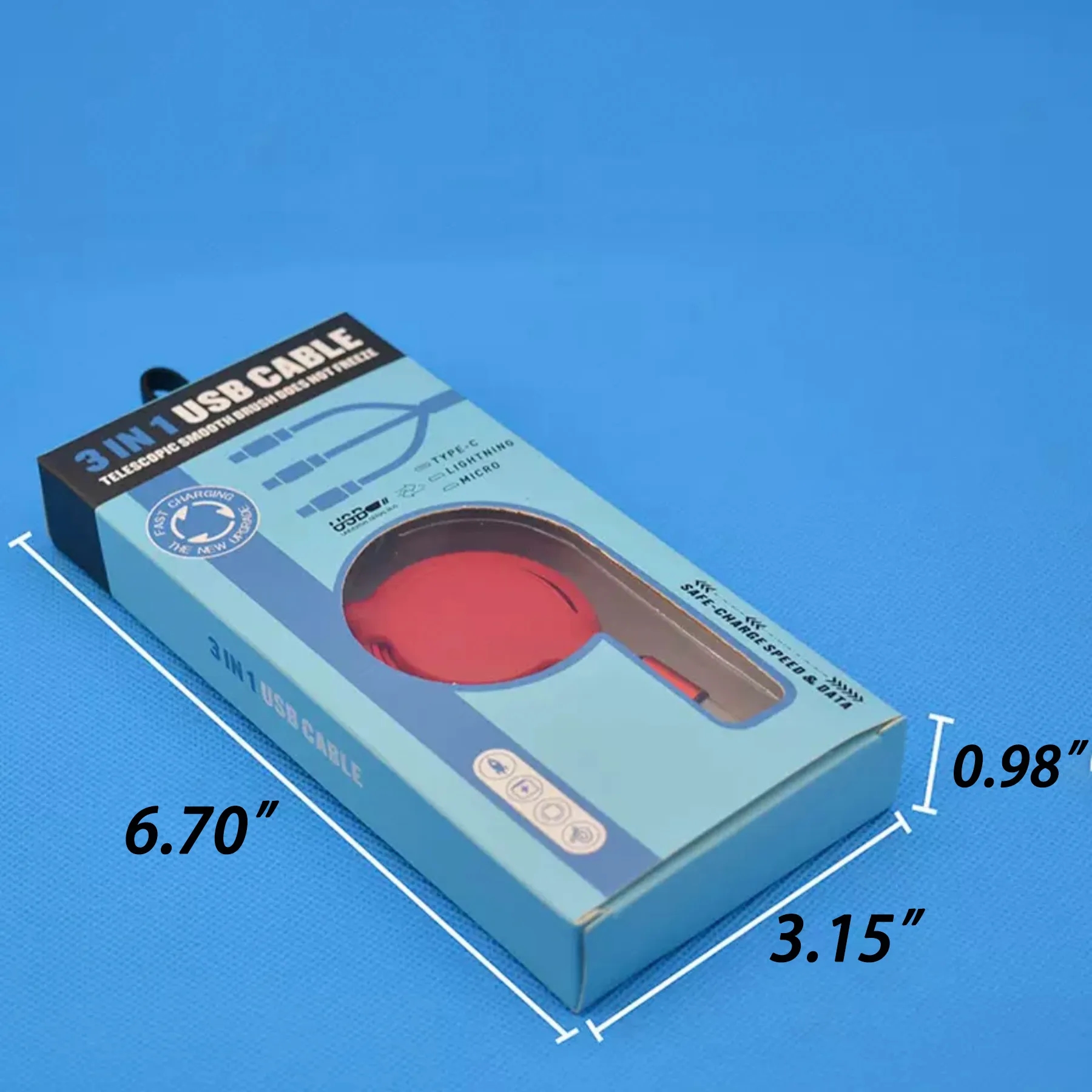Retractable 3-in-1 SuperSpeed USB Charging Cable 7