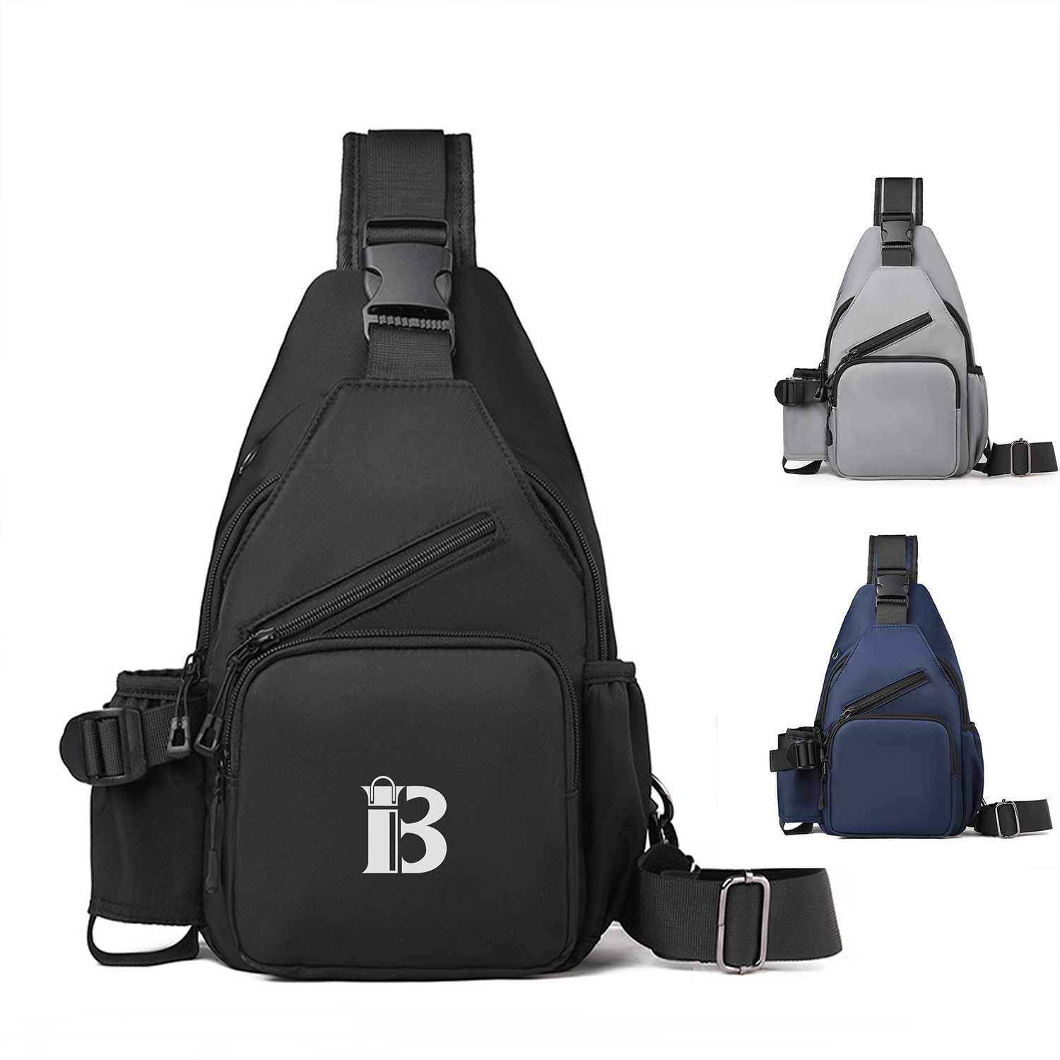 Mini Water Resistant Nylon Crossbody Bag 12