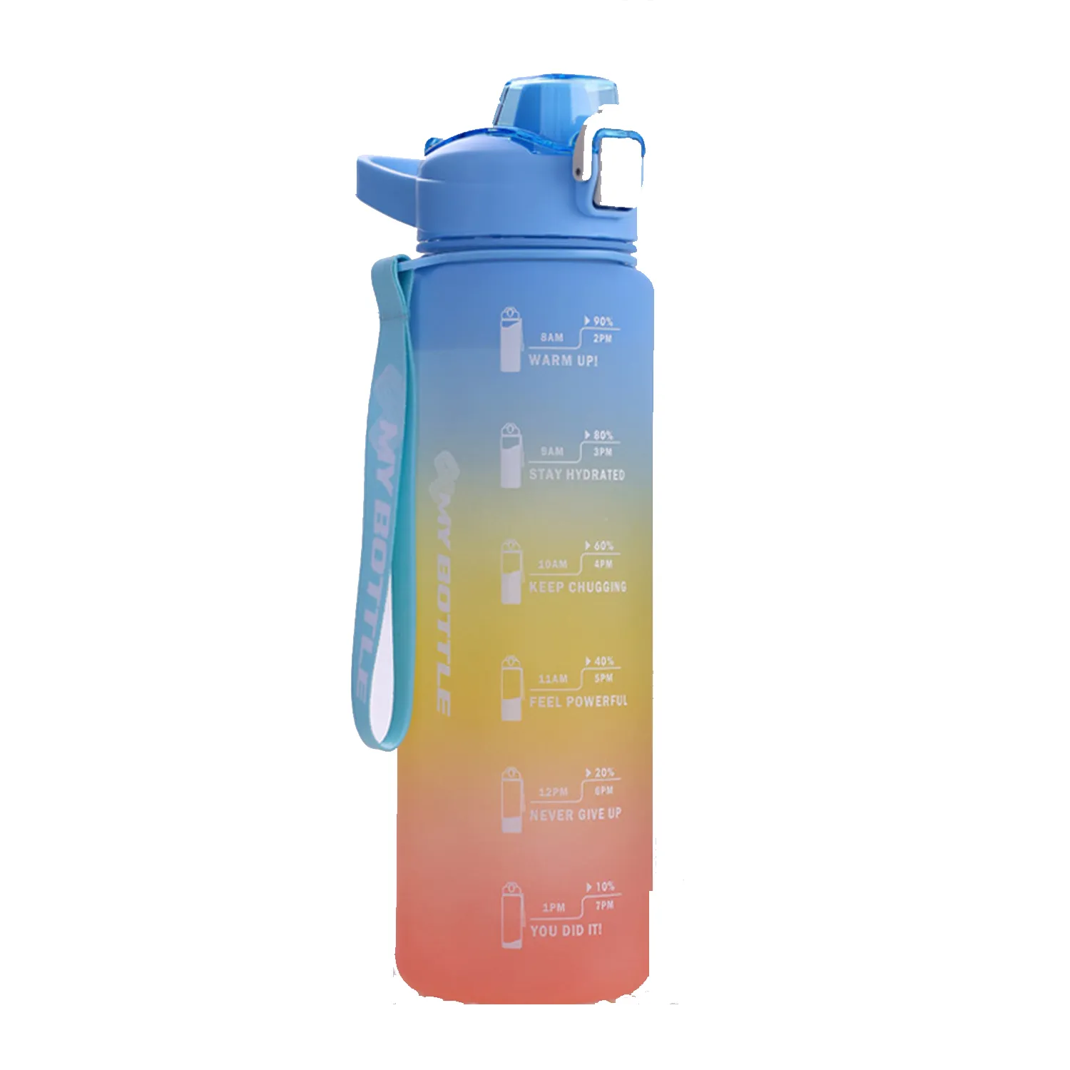 32Oz Large Water Bottle With Motivational Time Marker 4