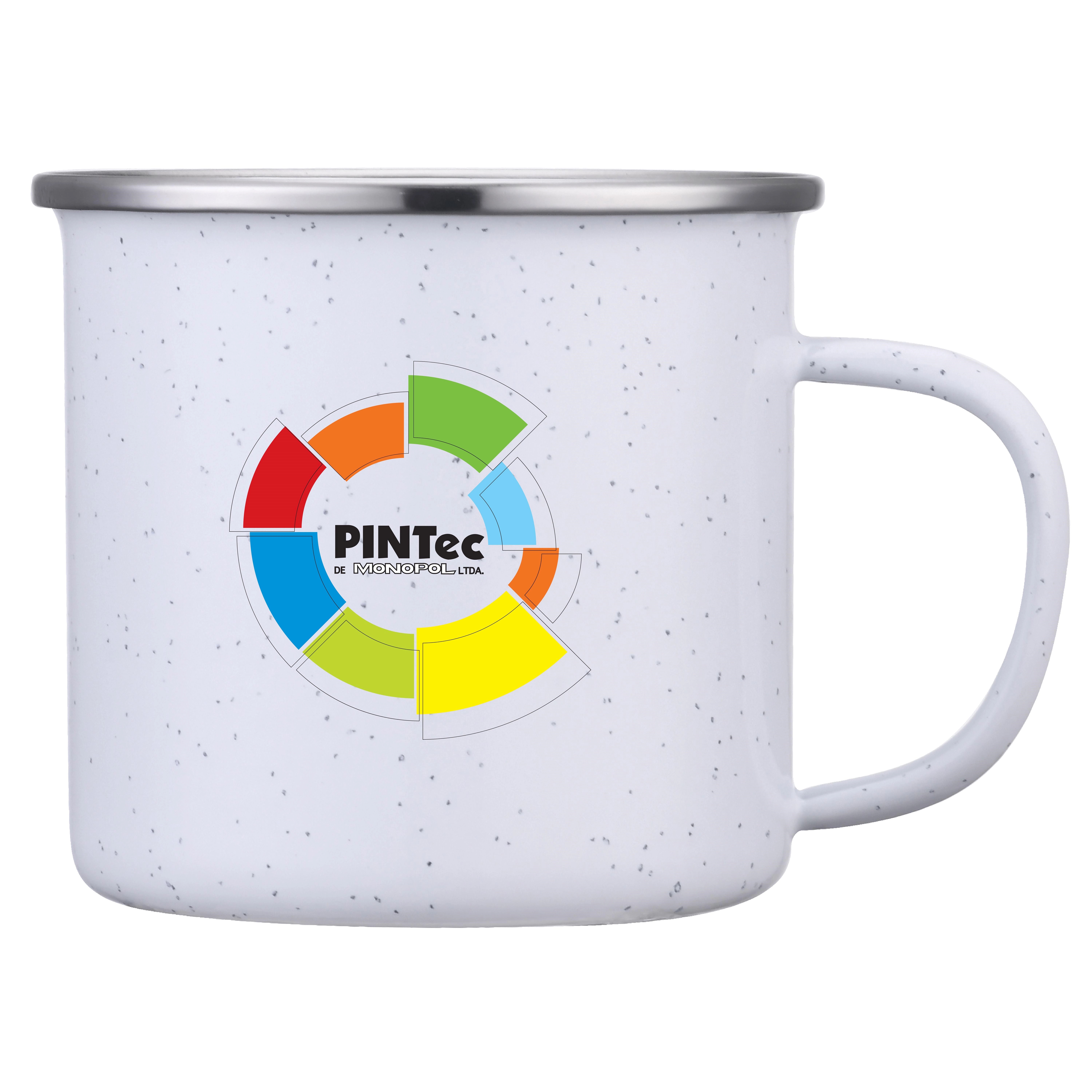 CHEYENNE - 16 OZ ENAMEL MUG WITH STAINLESS STEEL RIM 6