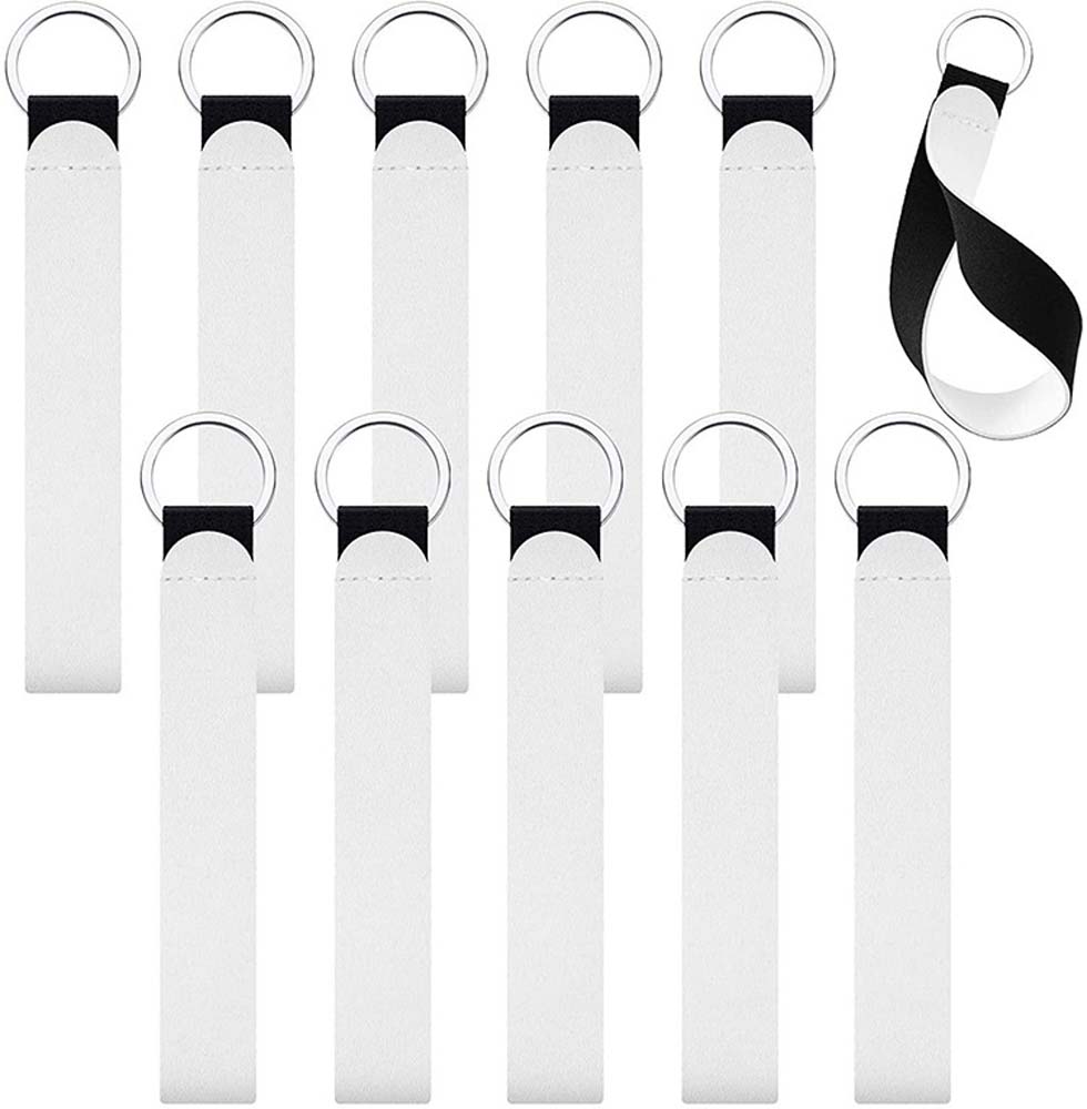 Fashionable Diving Material White Keychain