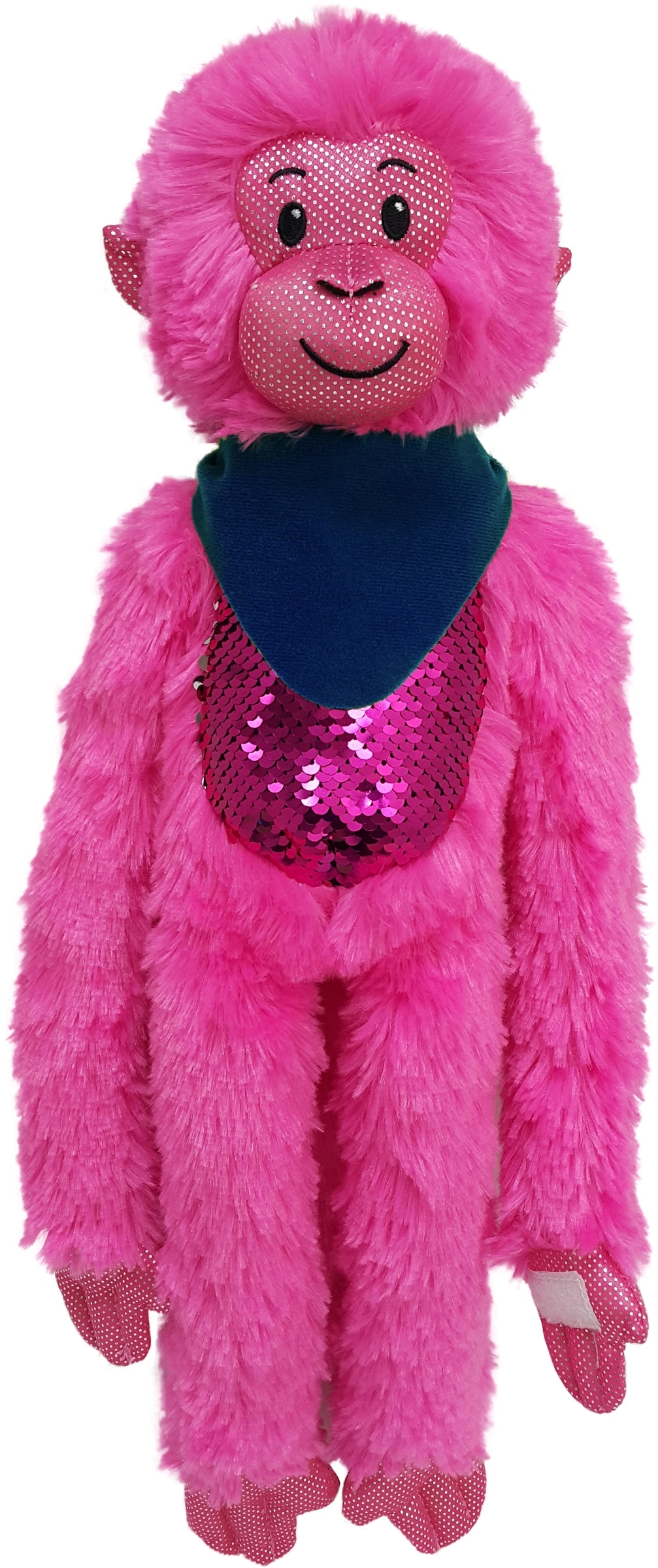 21" Hot Pink Spider Monkey with Sequins 2