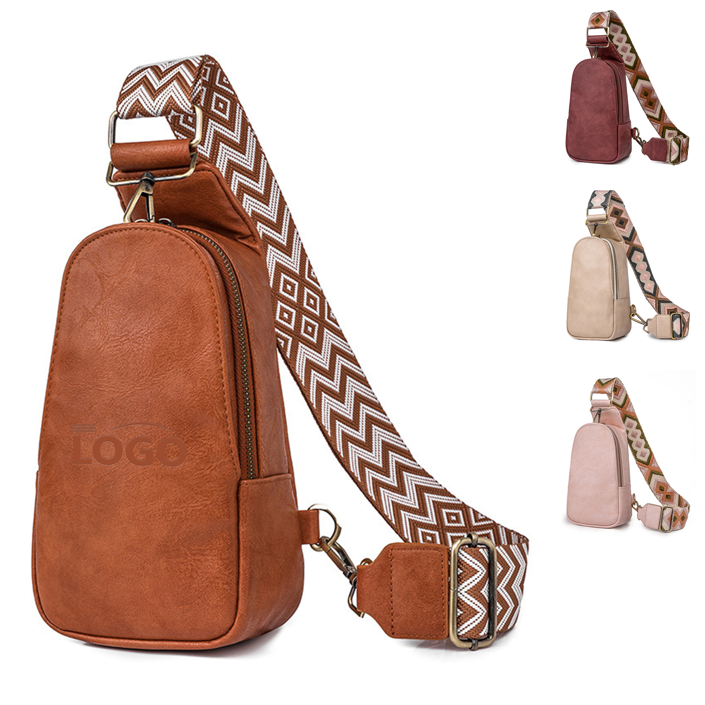 Stylish Multi-Function PU Waist Bag & Crossbody Purse 4
