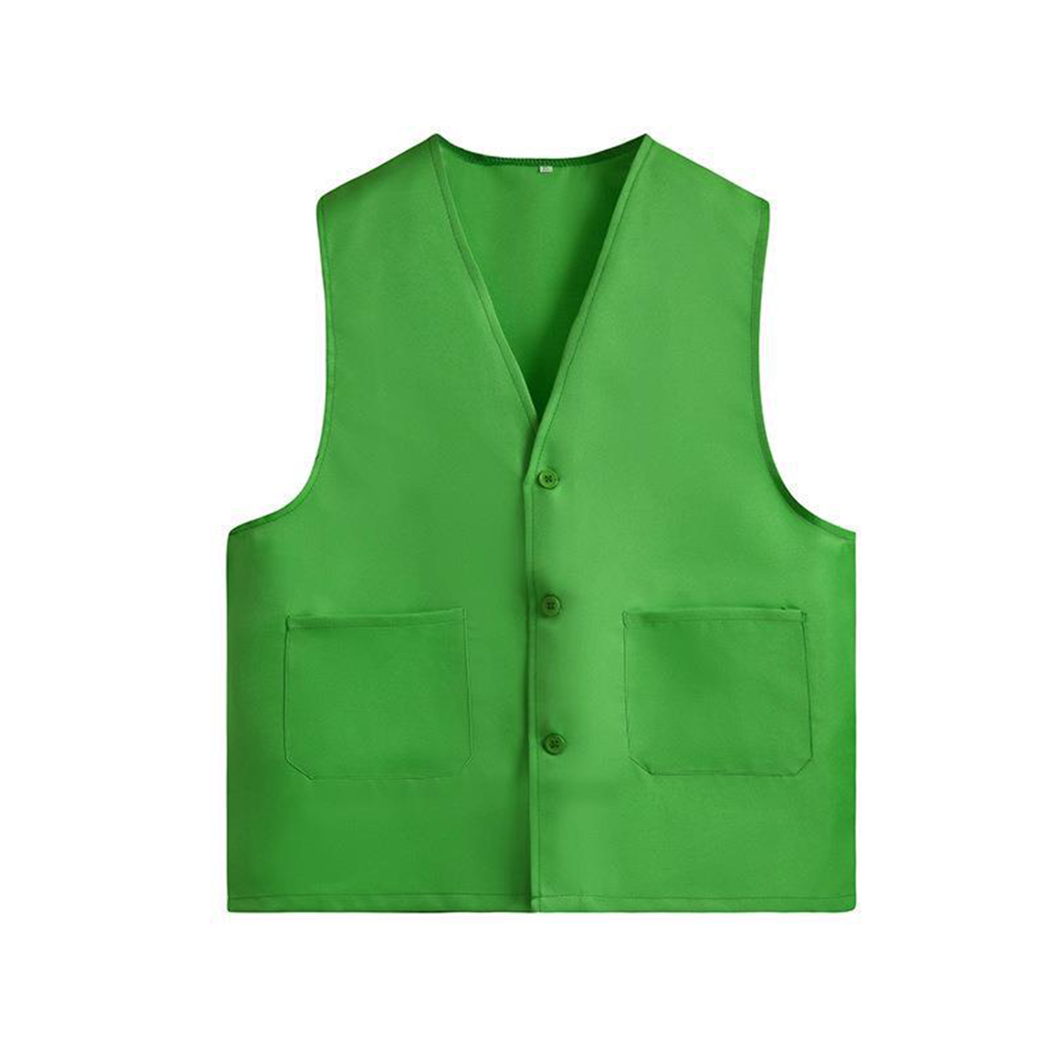Lightweight Polyester Sleeveless Volunteer Vest w/ Pockets 2