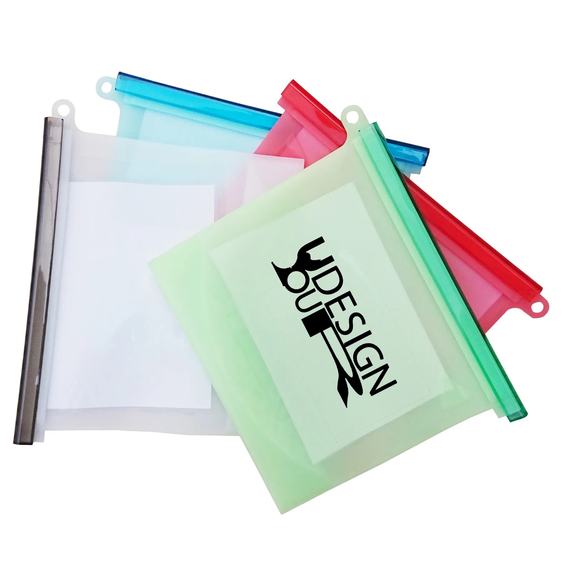 34OZ Reusable Silicone Ziplock Bag