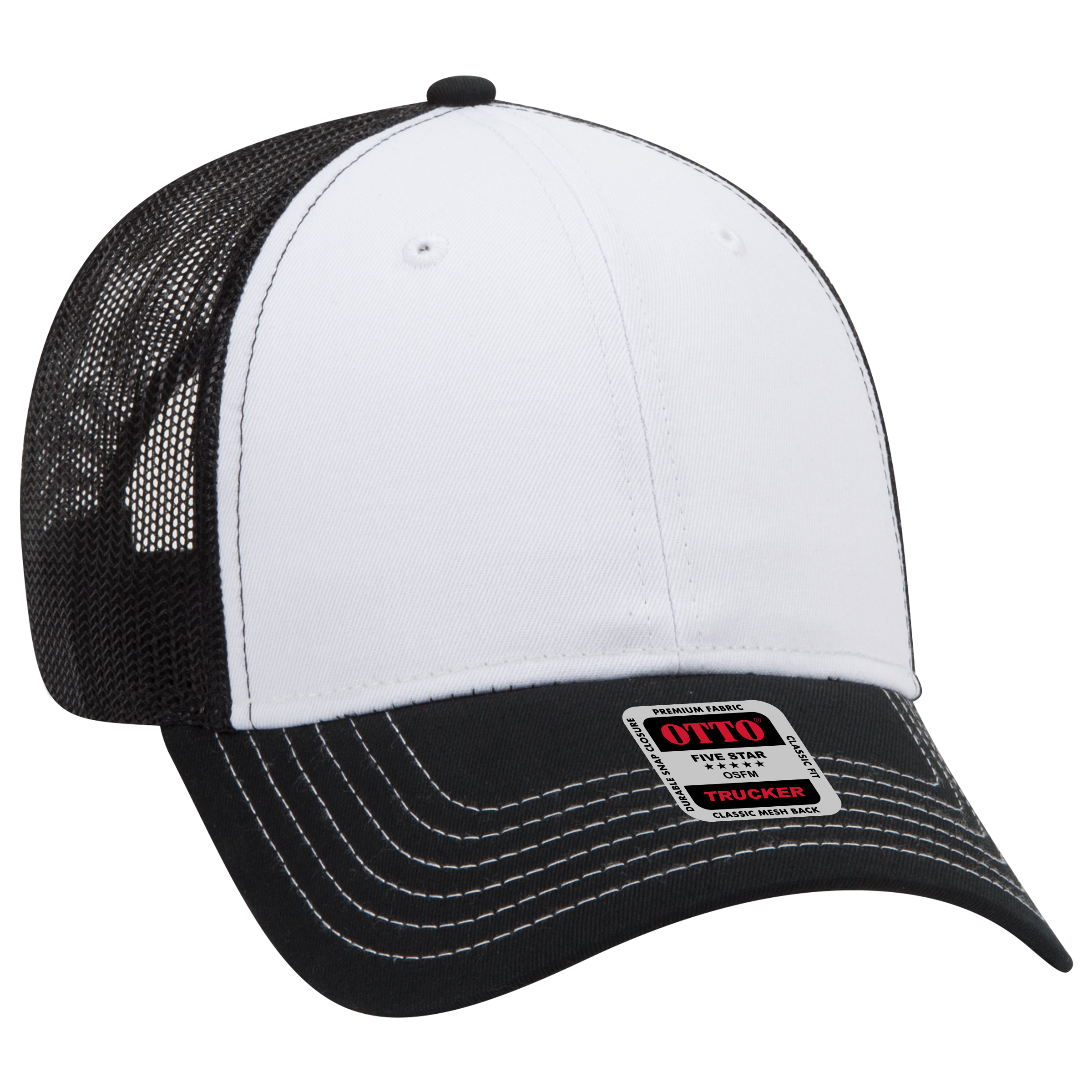 OTTO CAP® 6 Panel Low Profile Mesh Back Trucker Hat 290