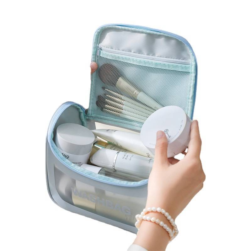 PVC/Pu Leather Clear Cosmetic Travel Bag 3